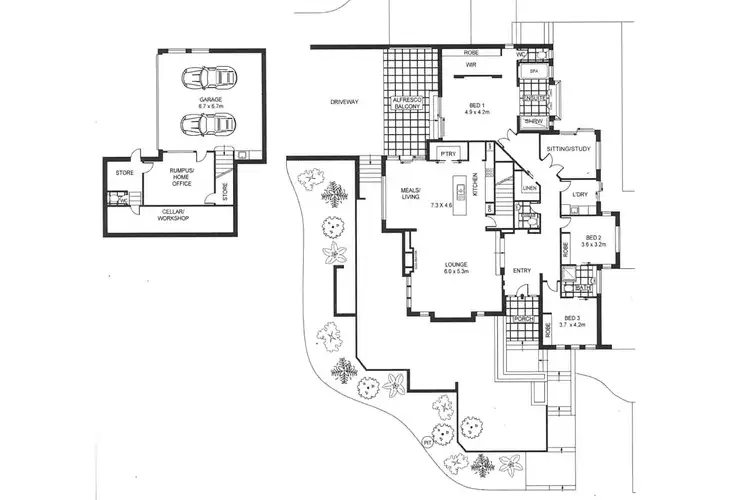 Floorplan of Homely house listing, 26 Ritchie Drive, Kangaroo Flat VIC 3555