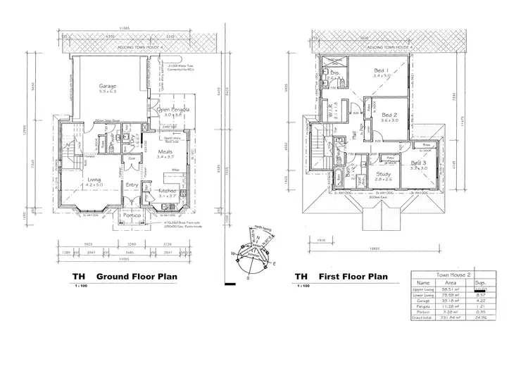 Floorplan of Homely townhouse listing, 1/86 Marong Road, Bendigo VIC 3550