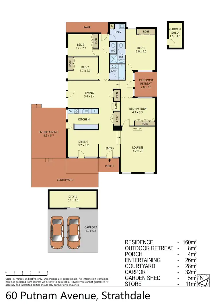 Floorplan of Homely house listing, 60 Putnam Avenue, Strathdale VIC 3550