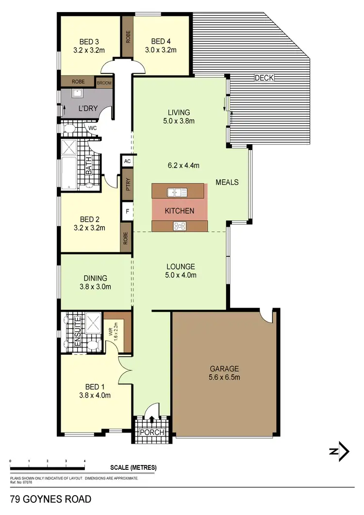 Floorplan of Homely house listing, 79 Goynes Road, Epsom VIC 3551