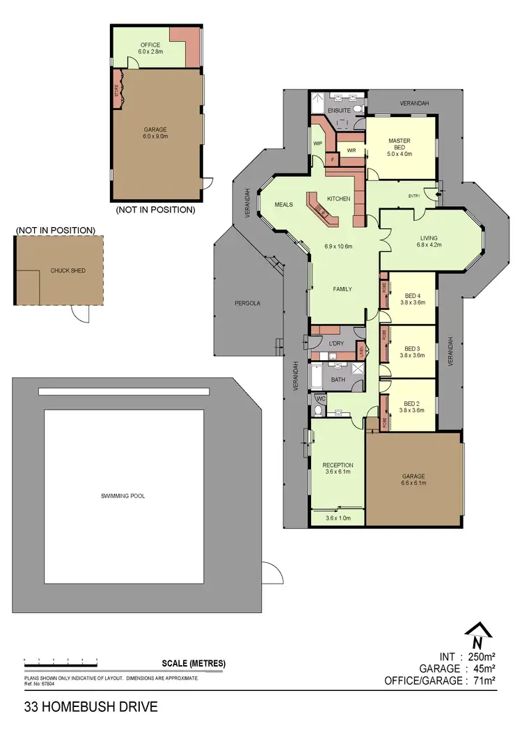 Floorplan of Homely house listing, 33 Homebush Drive, Junortoun VIC 3551