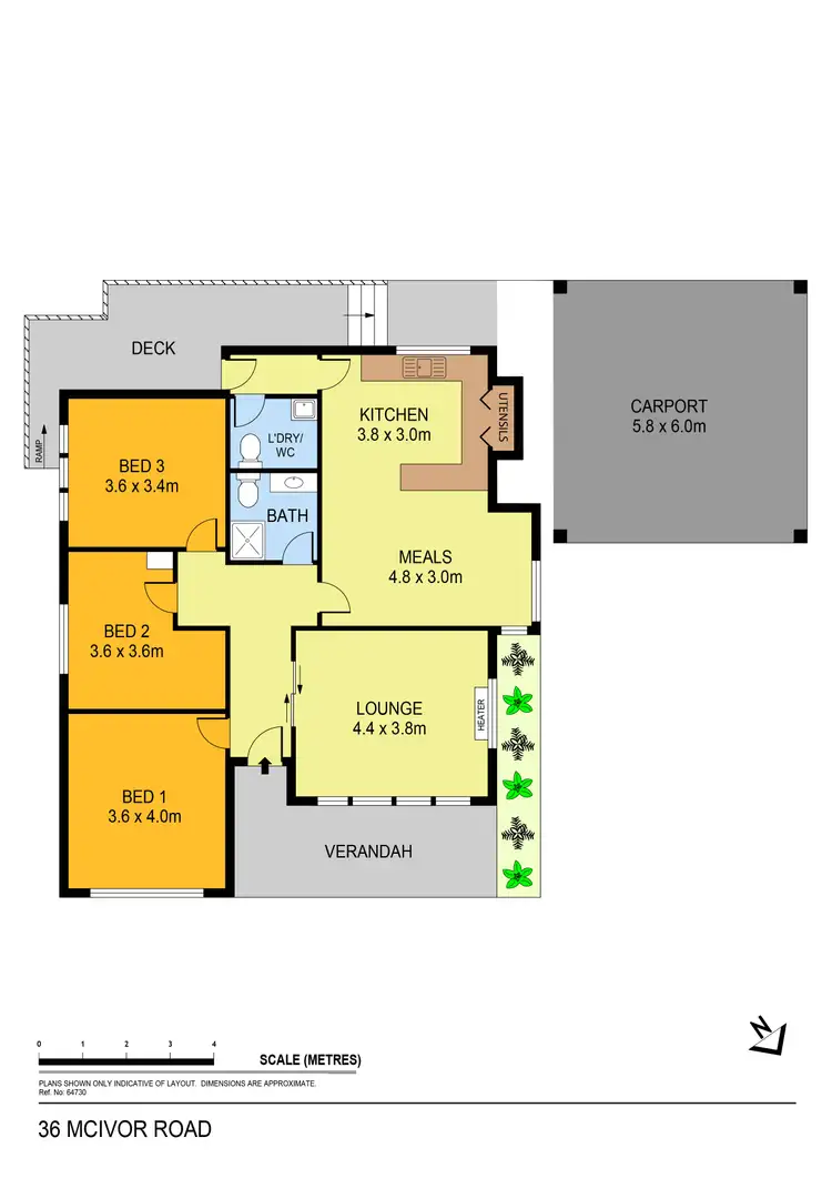 Floorplan of Homely house listing, 36 McIvor Road, Bendigo VIC 3550