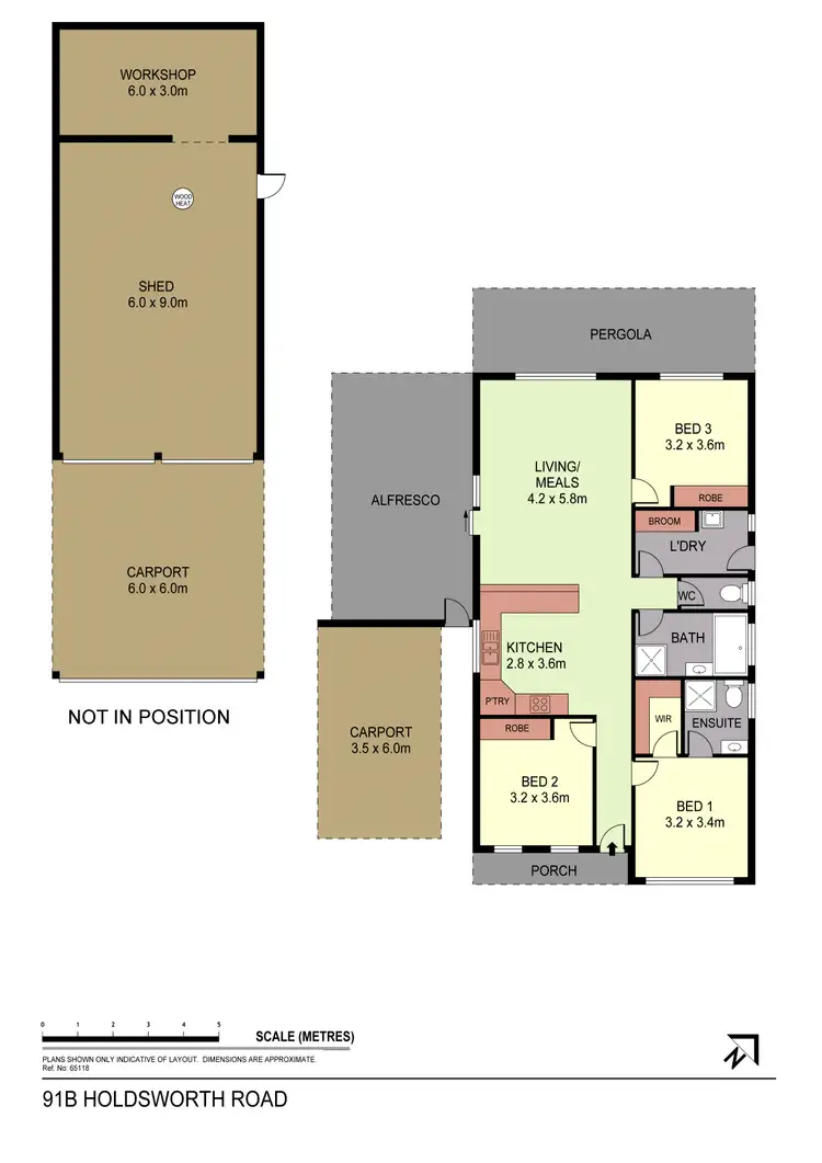Floorplan of Homely house listing, 91B Holdsworth Road, Bendigo VIC 3550