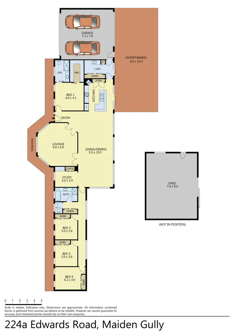 Floorplan of Homely house listing, 224A Edwards Road, Maiden Gully VIC 3551