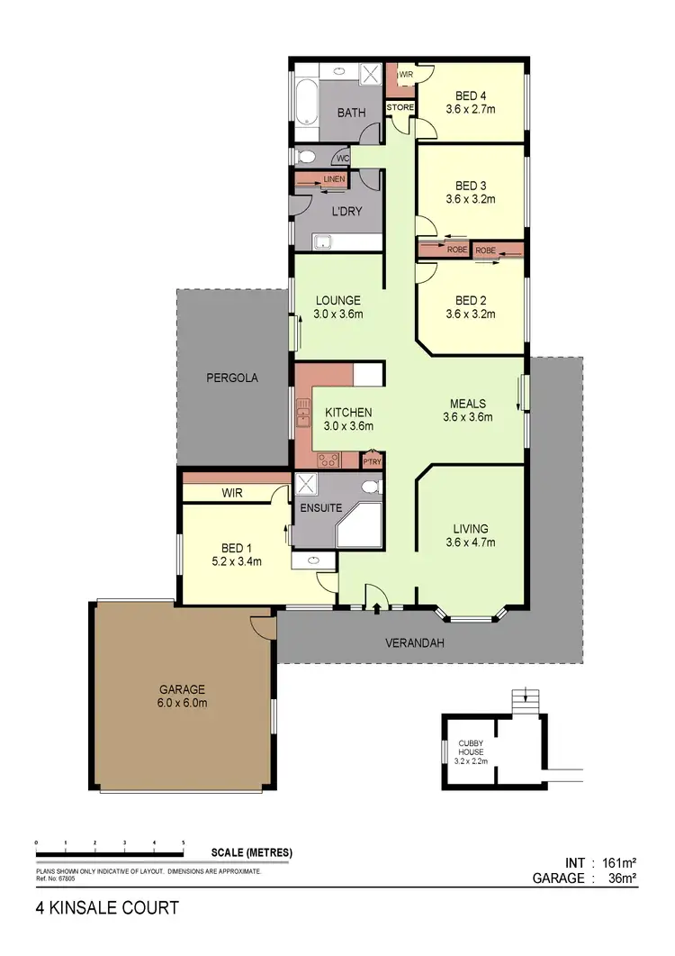 Floorplan of Homely house listing, 4 Kinsale Court, Strathfieldsaye VIC 3551