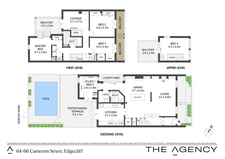 Floorplan of Homely house listing, 64-66 Cameron Street, Edgecliff NSW 2027