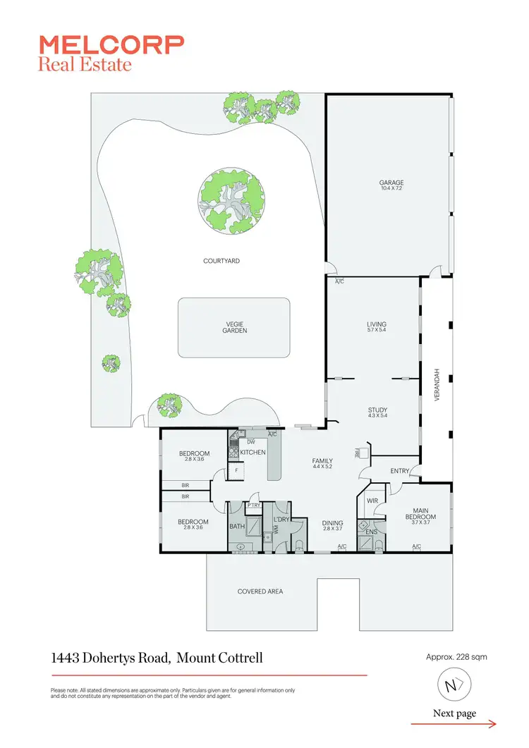 Floorplan of Homely land listing, 1443 Dohertys Road, Mount Cottrell VIC 3024