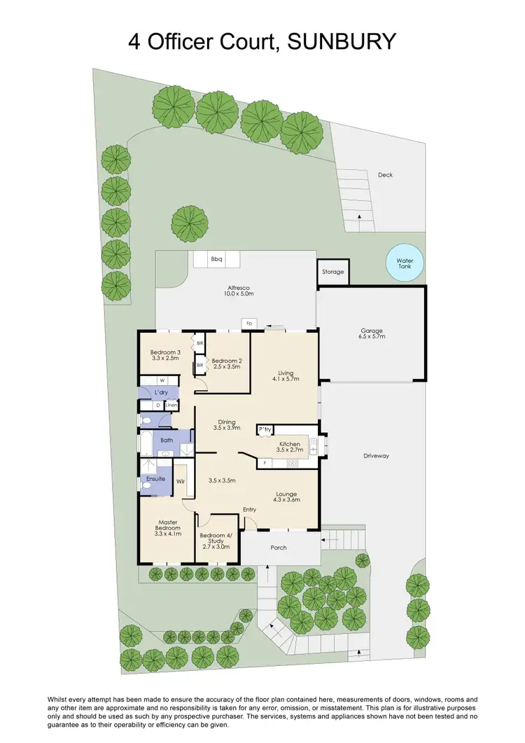 Floorplan of Homely house listing, 4 Officer Court, Sunbury VIC 3429
