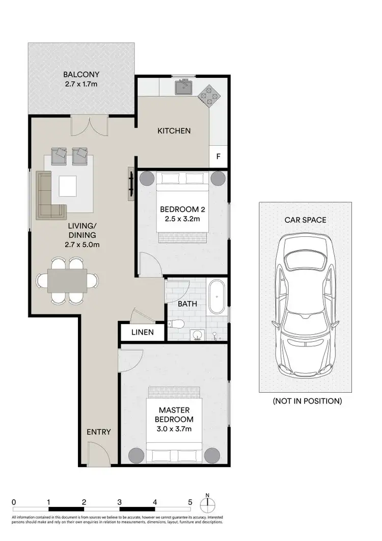 Floorplan of Homely unit listing, 2/13 Devlin Street, Ryde NSW 2112