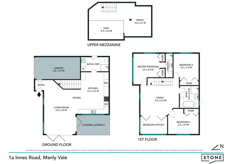 Floorplan of Homely house listing, 1A Innes Road, Manly Vale NSW 2093