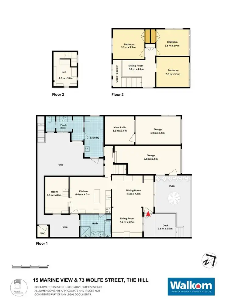 Floorplan of Homely house listing, 15 Marine View, The Hill NSW 2300