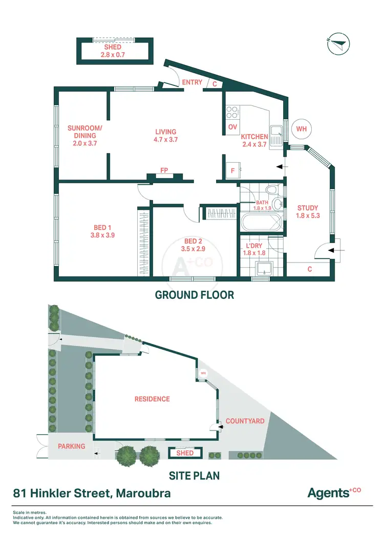 Floorplan of Homely house listing, 81 Hinkler Street, Maroubra NSW 2035