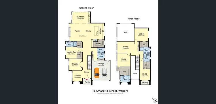 Floorplan of Homely house listing, 18 Amaretto Street, Wollert VIC 3750