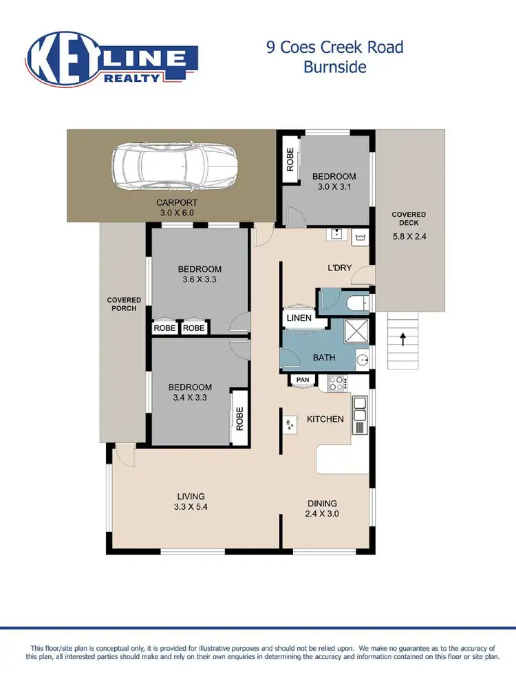 Floorplan of Homely house listing, 9 Coes Creek Road, Burnside QLD 4560