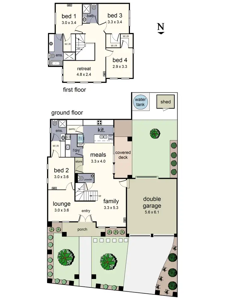 Floorplan of Homely house listing, 1/2 Belmont Road West, Croydon South VIC 3136