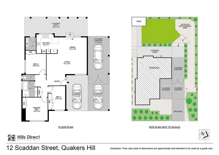 Floorplan of Homely house listing, 12 Scaddan Street, Quakers Hill NSW 2763
