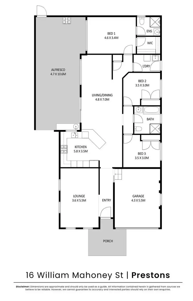 Floorplan of Homely house listing, 16 William Mahoney Street, Prestons NSW 2170