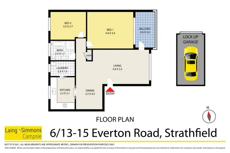 Floorplan of Homely apartment listing, 6/13-15 Everton Road, Strathfield NSW 2135