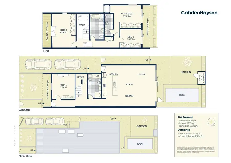 Floorplan of Homely house listing, 20 Nelson Street, Rozelle NSW 2039