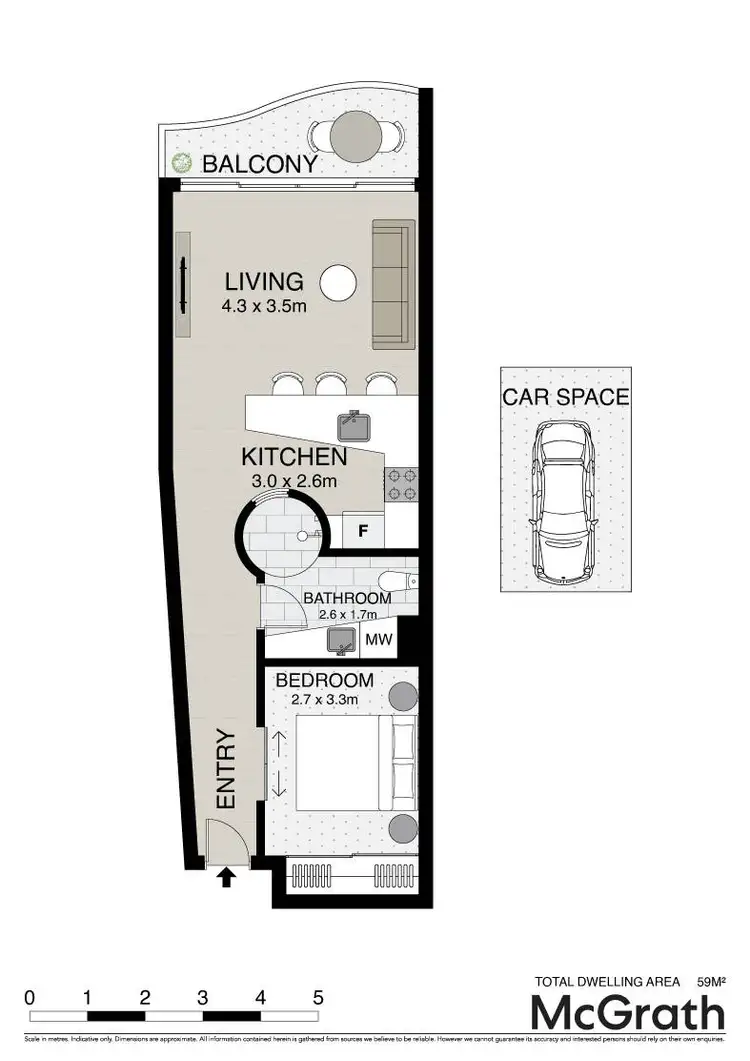 Floorplan of Homely unit listing, 204/7 Venning Street, Mooloolaba QLD 4557