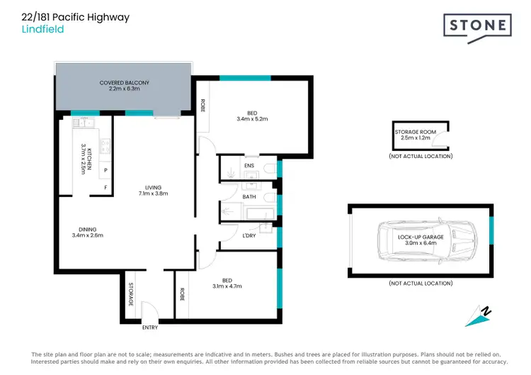 Floorplan of Homely apartment listing, 22/181-185 Pacific Highway, Lindfield NSW 2070