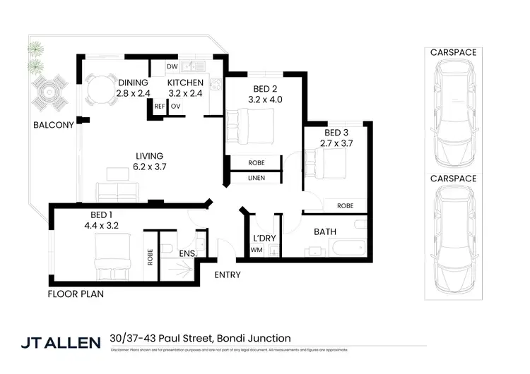 Floorplan of Homely apartment listing, 30/37-43 Paul Street, Bondi Junction NSW 2022