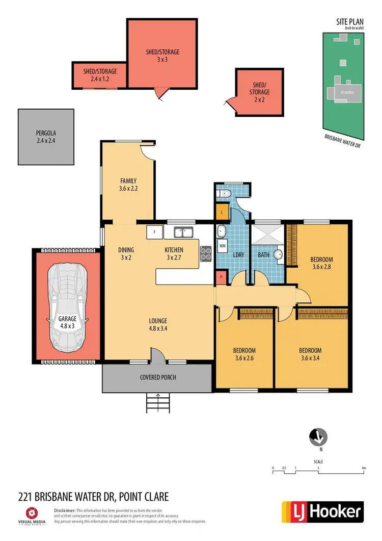 Floorplan of Homely house listing, 221 Brisbane Water Drive, Point Clare NSW 2250