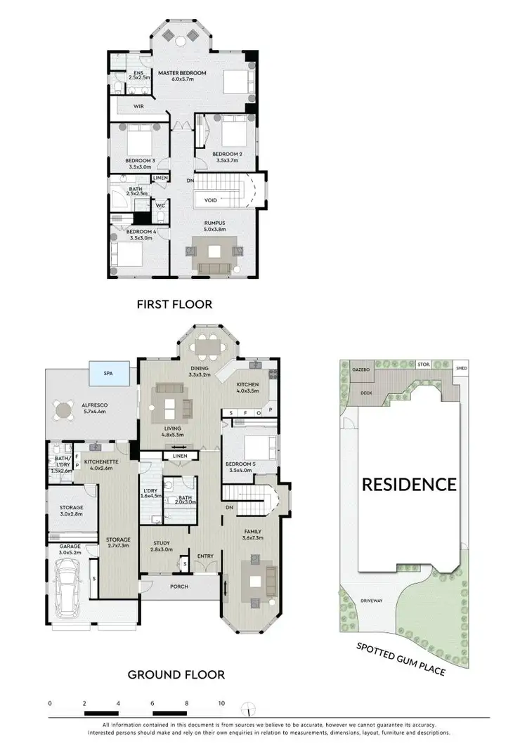 Floorplan of Homely house listing, 18 Spotted Gum Place, Greystanes NSW 2145