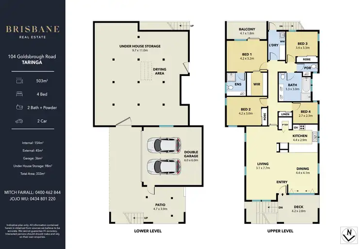 Floorplan of Homely house listing, 104 Goldsbrough Road, Taringa QLD 4068