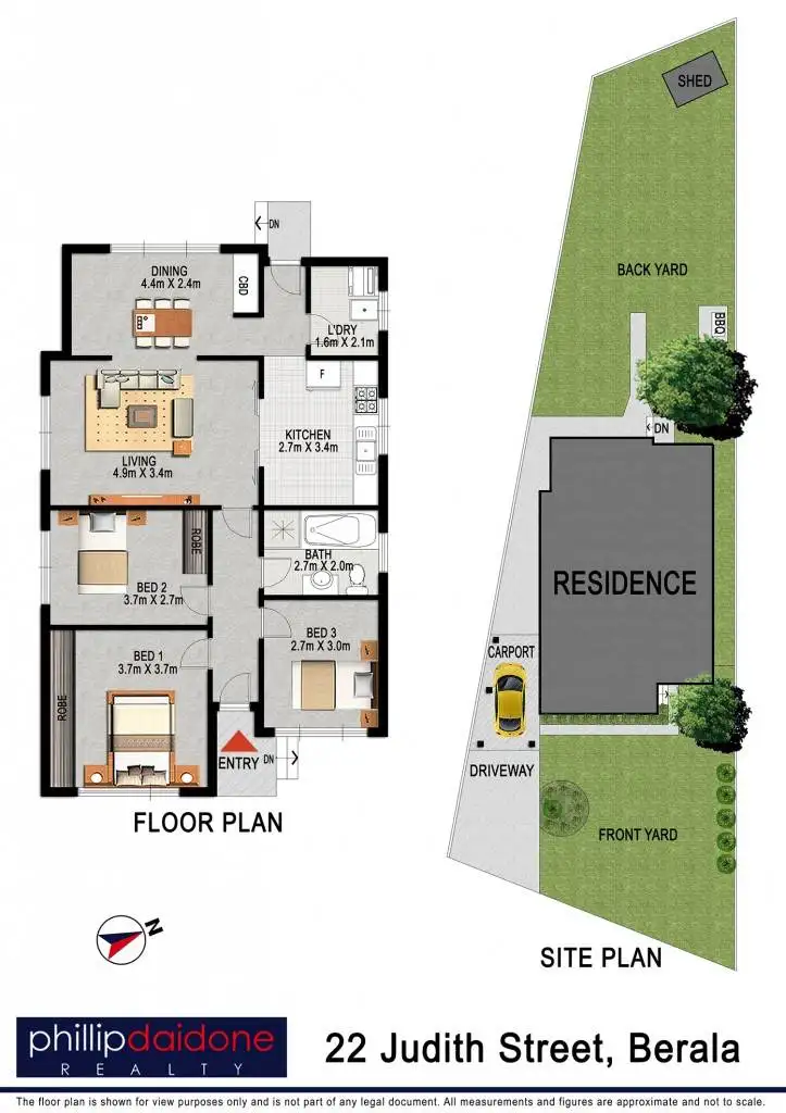 Floorplan of Homely house listing, 22 Judith Street, Berala NSW 2141