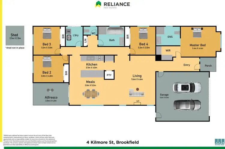 Floorplan of Homely house listing, 4 Kilmore Street, Brookfield VIC 3338
