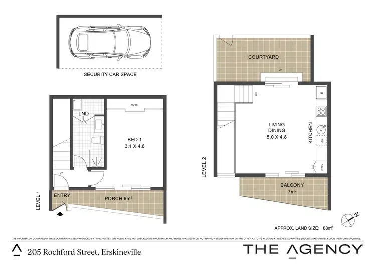 Floorplan of Homely house listing, 205 Rochford Street, Erskineville NSW 2043