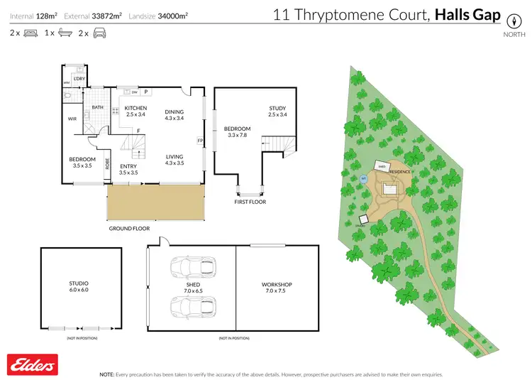 Floorplan of Homely house listing, 11 Thryptomene Court, Halls Gap VIC 3381