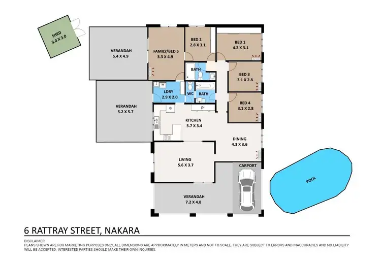 Floorplan of Homely house listing, 6 Rattray Street, Nakara NT 810