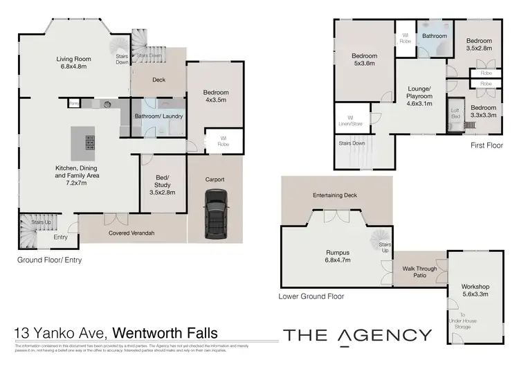 Floorplan of Homely house listing, 13 Yanko Avenue, Wentworth Falls NSW 2782
