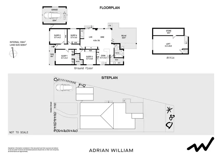 Floorplan of Homely house listing, 176 Holden Street, Ashfield NSW 2131