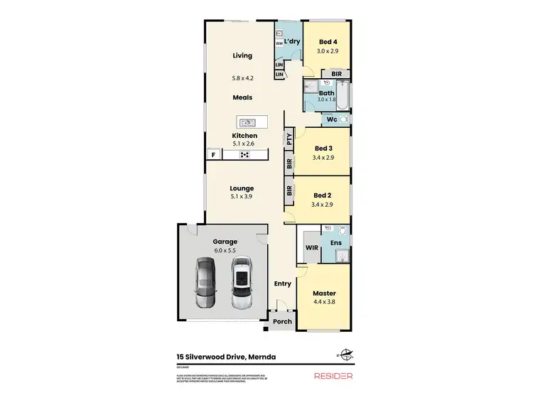 Floorplan of Homely house listing, 15 Silverwood Drive, Mernda VIC 3754