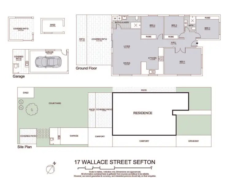 Floorplan of Homely house listing, 17 Wallace Street, Sefton NSW 2162