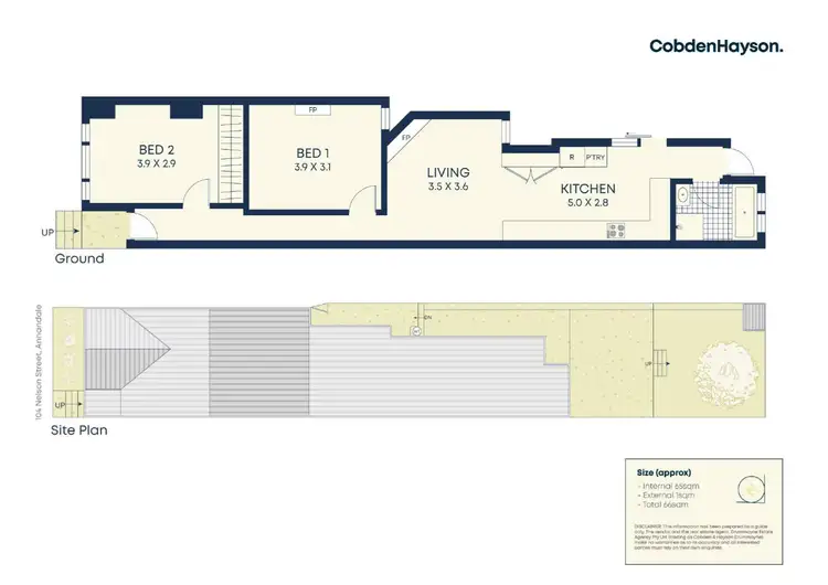 Floorplan of Homely terrace listing, 104 Nelson Street, Annandale NSW 2038