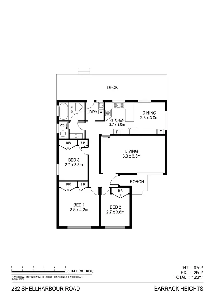 Floorplan of Homely house listing, 282 Shellharbour Road, Barrack Heights NSW 2528