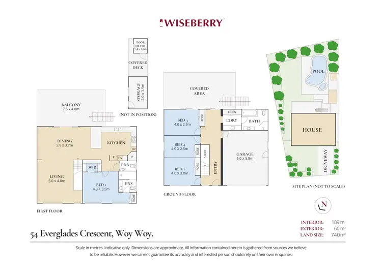 Floorplan of Homely house listing, 54 Everglades Crescent, Woy Woy NSW 2256