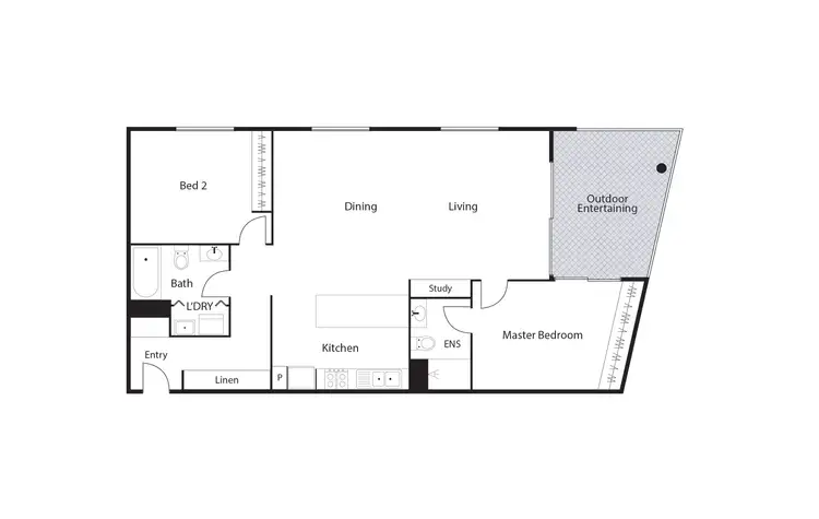 Floorplan of Homely apartment listing, 53/98 Corinna Street, Phillip ACT 2606