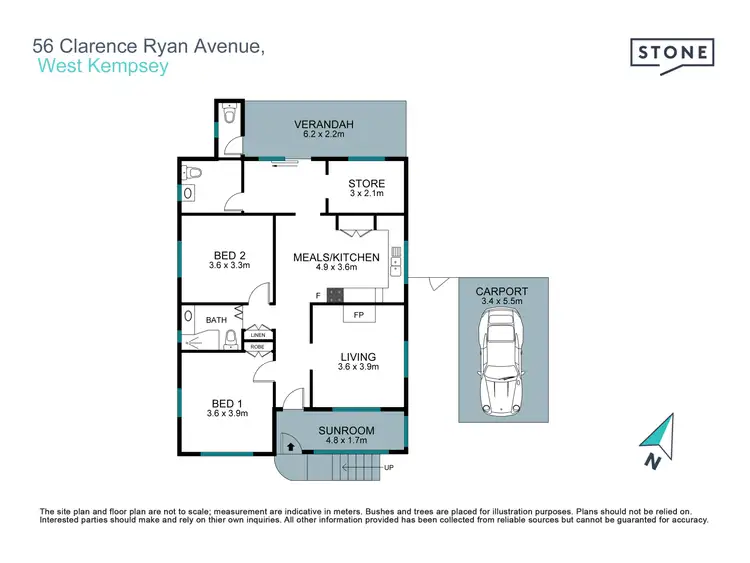 Floorplan of Homely house listing, 56 Clarence Ryan Avenue, West Kempsey NSW 2440