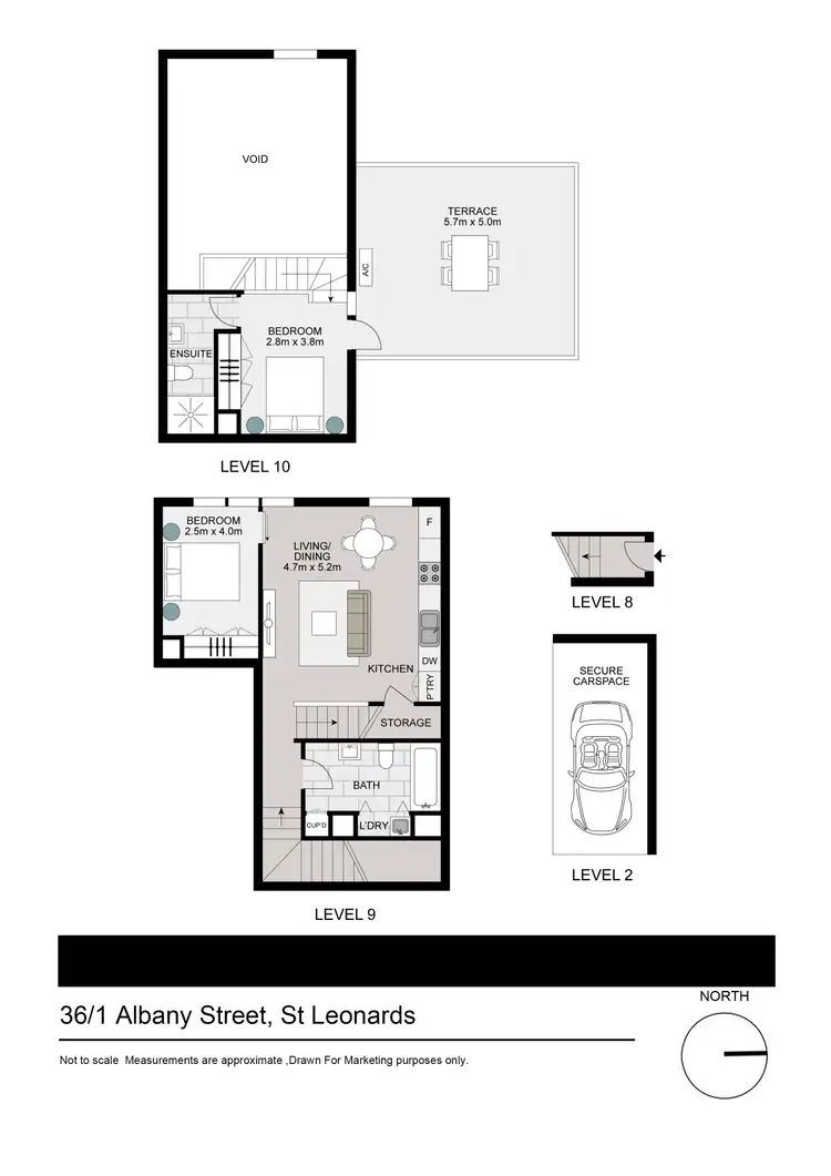 Floorplan of Homely apartment listing, 36/1 Albany Street, St Leonards NSW 2065