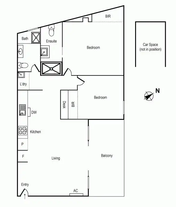Floorplan of Homely apartment listing, 6/56 Princess Street, Kew VIC 3101