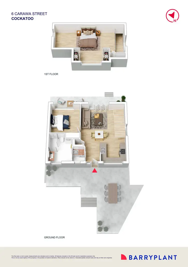 Floorplan of Homely house listing, 6 Carawa Street, Cockatoo VIC 3781