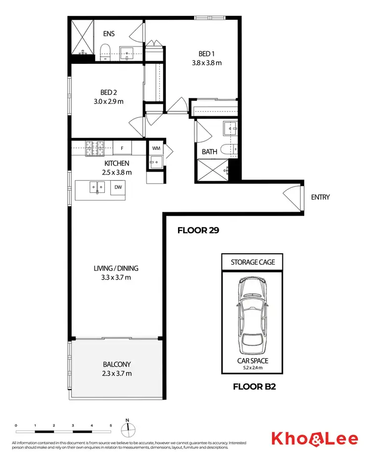 Floorplan of Homely apartment listing, 3298/65 Tumbalong Boulevard, Haymarket NSW 2000