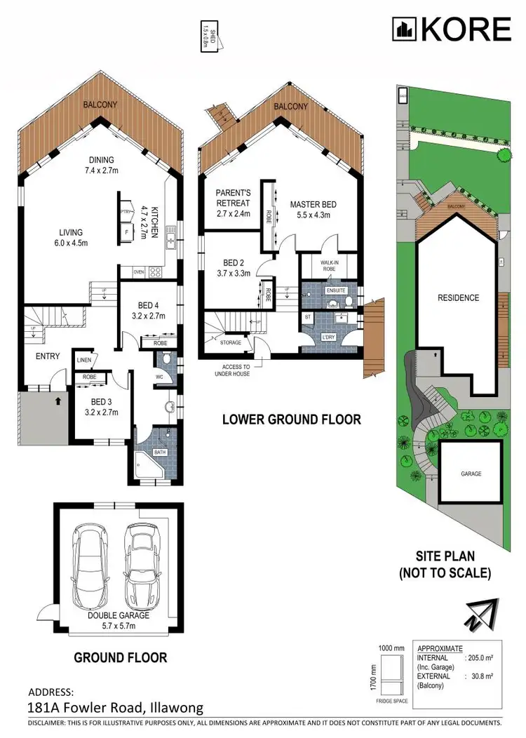 Floorplan of Homely house listing, 181A Fowler Road, Illawong NSW 2234