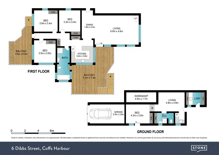 Floorplan of Homely house listing, 6 Dibbs Street, Coffs Harbour NSW 2450