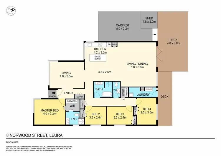 Floorplan of Homely house listing, 8 Norwood Street, Leura NSW 2780
